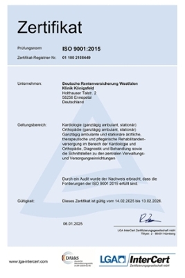 Zertifikat nach DIN EN ISO 9001:2015 Zertifikat nach DIN EN ISO 9001:2015